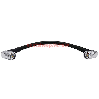 Eastsheep RF cable, N-bend male to N-bend male coaxial feeder, 5-meter extension cable, DC-6G LMR400-N-JW/N-JW