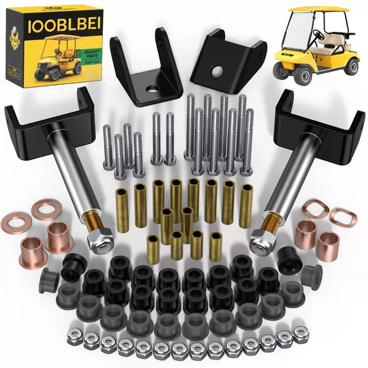 1993-UP Club Car Deluxe Repair Bushing Kit for DS, Golf Cart Front and black [1]