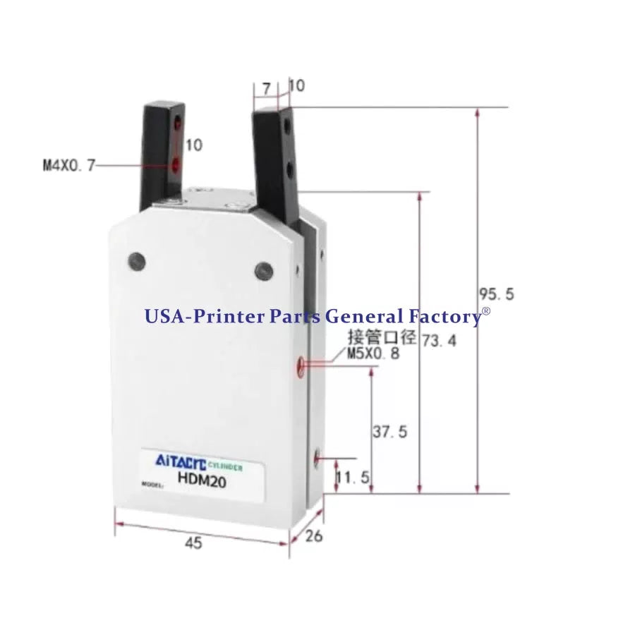 1PCS  Compatible For CHELIC finger cylinder HDM-20A [1]