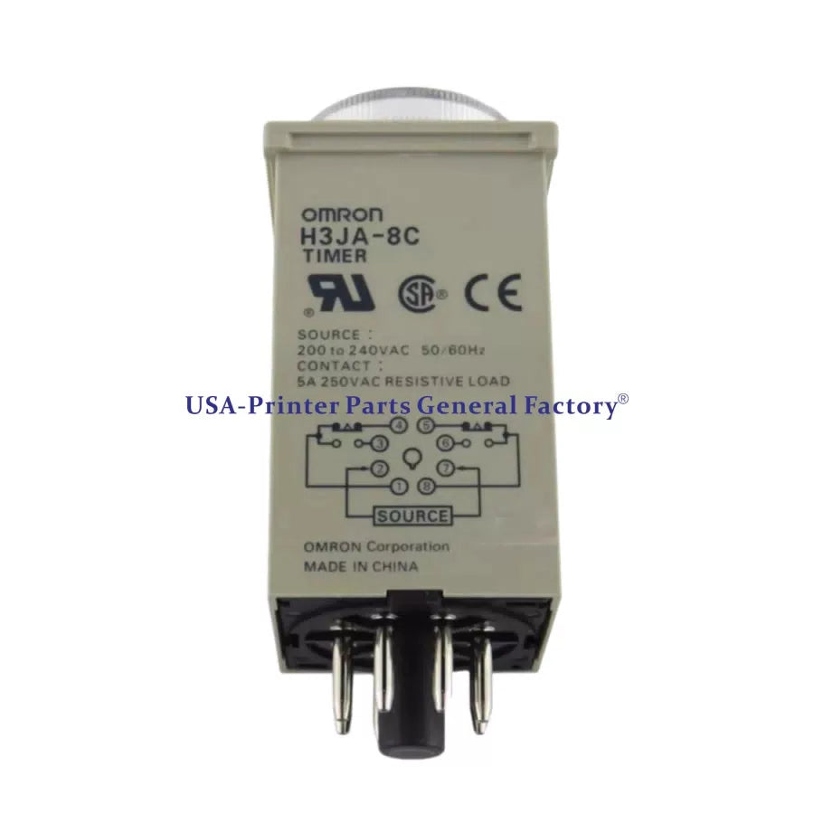 1PCS  For OMRON Delay Timer H3JA-8C 200-240VAC High quality [1]