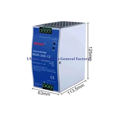1PCS  NDR-240-12 For Meanwell V20A240W AC to DC track switching power supply [1]