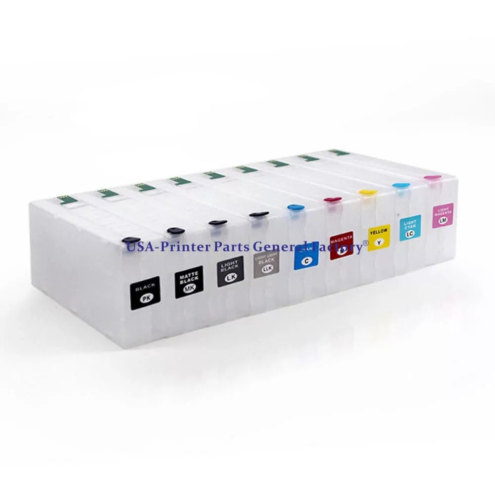 1X  T8501-T8509 Pigment ink refillable ink cartridge with chip For Epson P800 [1]