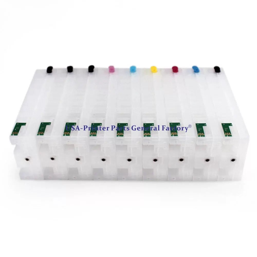 1X  T8501-T8509 Pigment ink refillable ink cartridge with chip For Epson P800 [3]