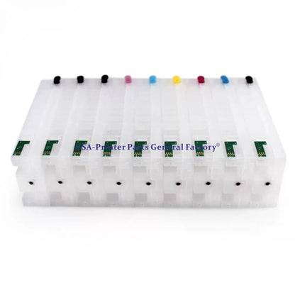 1X  T8501-T8509 Pigment ink refillable ink cartridge with chip For Epson P800 [3]