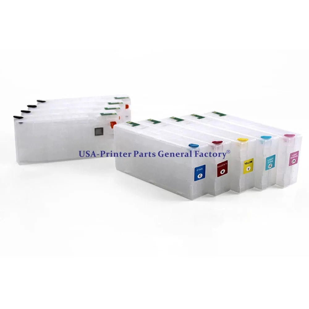 1X  T8501-T8509 Pigment ink refillable ink cartridge with chip For Epson P800 [4]