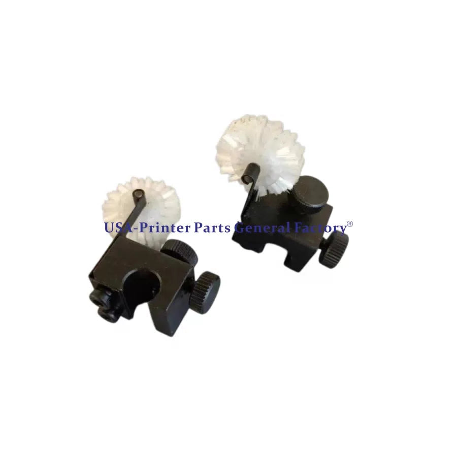 1 set  SM52 Front Gauge Press Paper Wheel Brush Rubber Wheel Feed Wheel [2]
