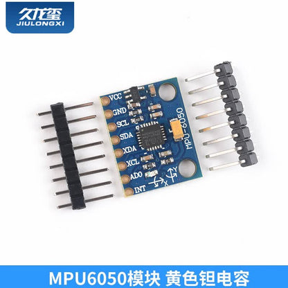 Jiulongxi MPU-6050 Module Three-Axis Accelerometer and Gyroscope Yellow Tantalum Capacitor