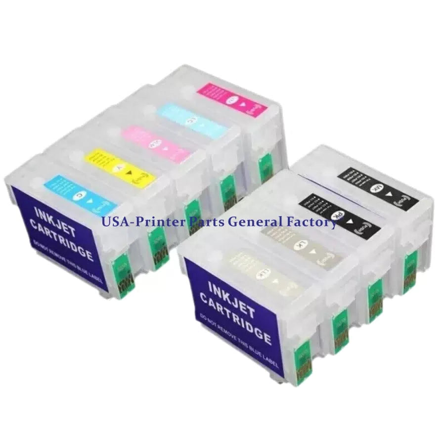 1set T7601-T7609 Fit For surecolor P600 ARC chip empty Refillable ink cartridges [3]