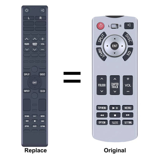 2015-2017 Toyota Sienna Rear DVD Entertainment System Replace Remote Control [1]
