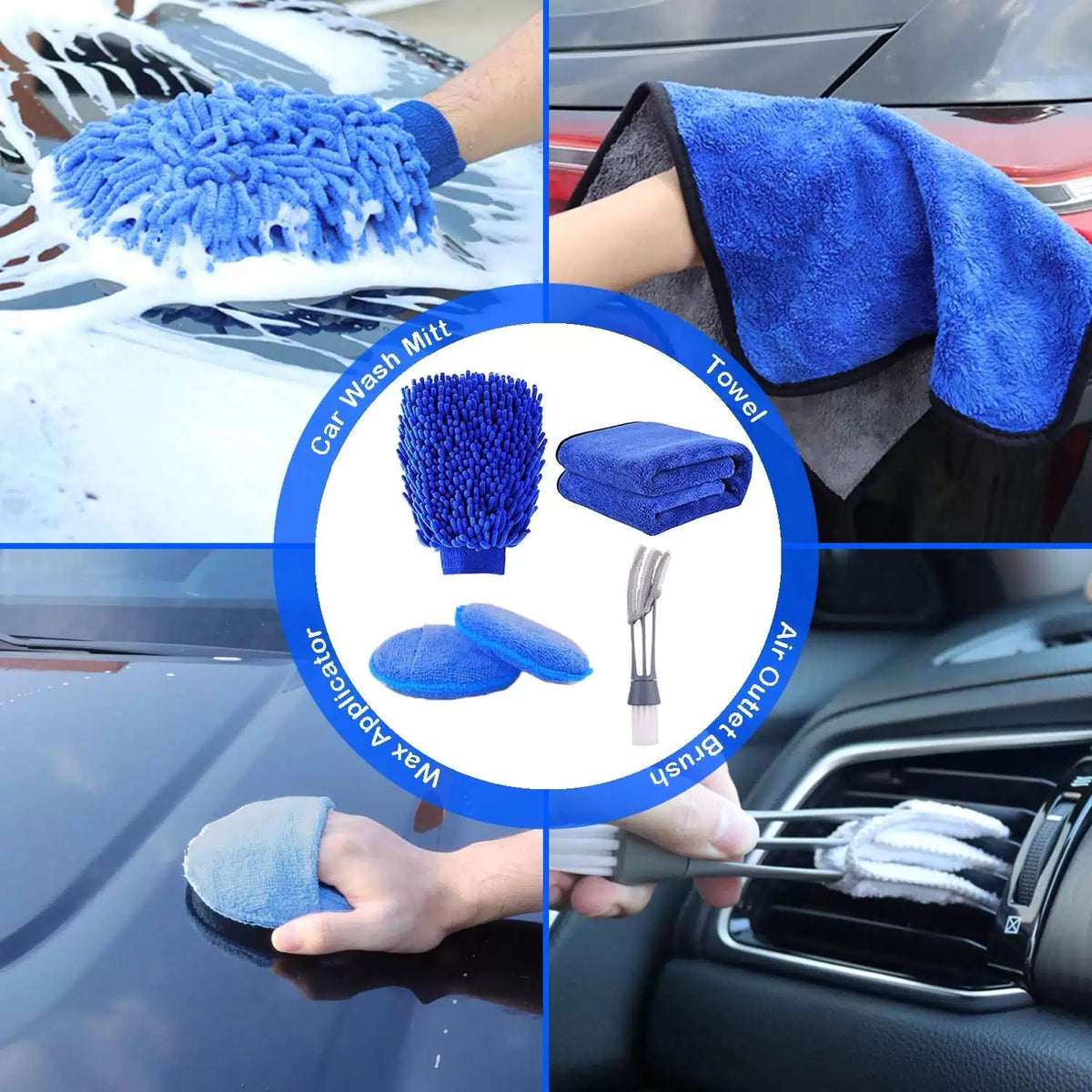 20Pcs Car Wheel Tire Detailing Brush Set,Car kit,Car [5]