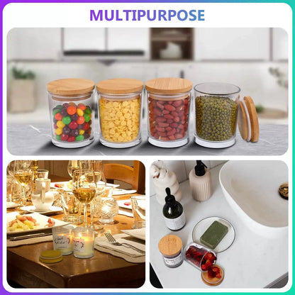 20 PCS Candle Jars,Candle Jars with Lids,Candle Making 6 Ounces, Transparent [6]