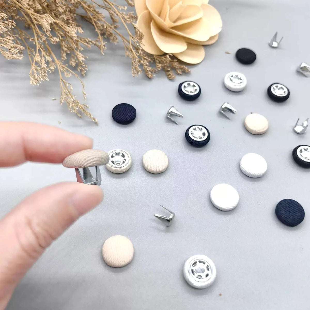 20sets 4 Colors Baseball Cap Top Button Replacement, 0.57 inches, 4 [3]