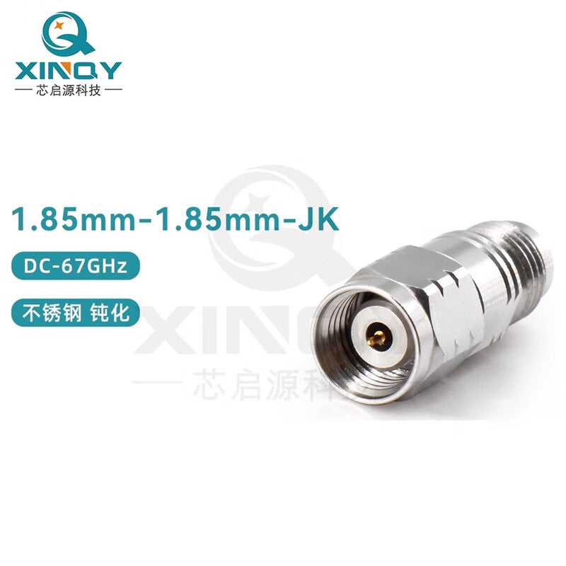 XINQY Millimeter Wave High Frequency Coaxial Adapter for Network Testing: 1.85mm Female to 1.85mm Female DC-67GHz