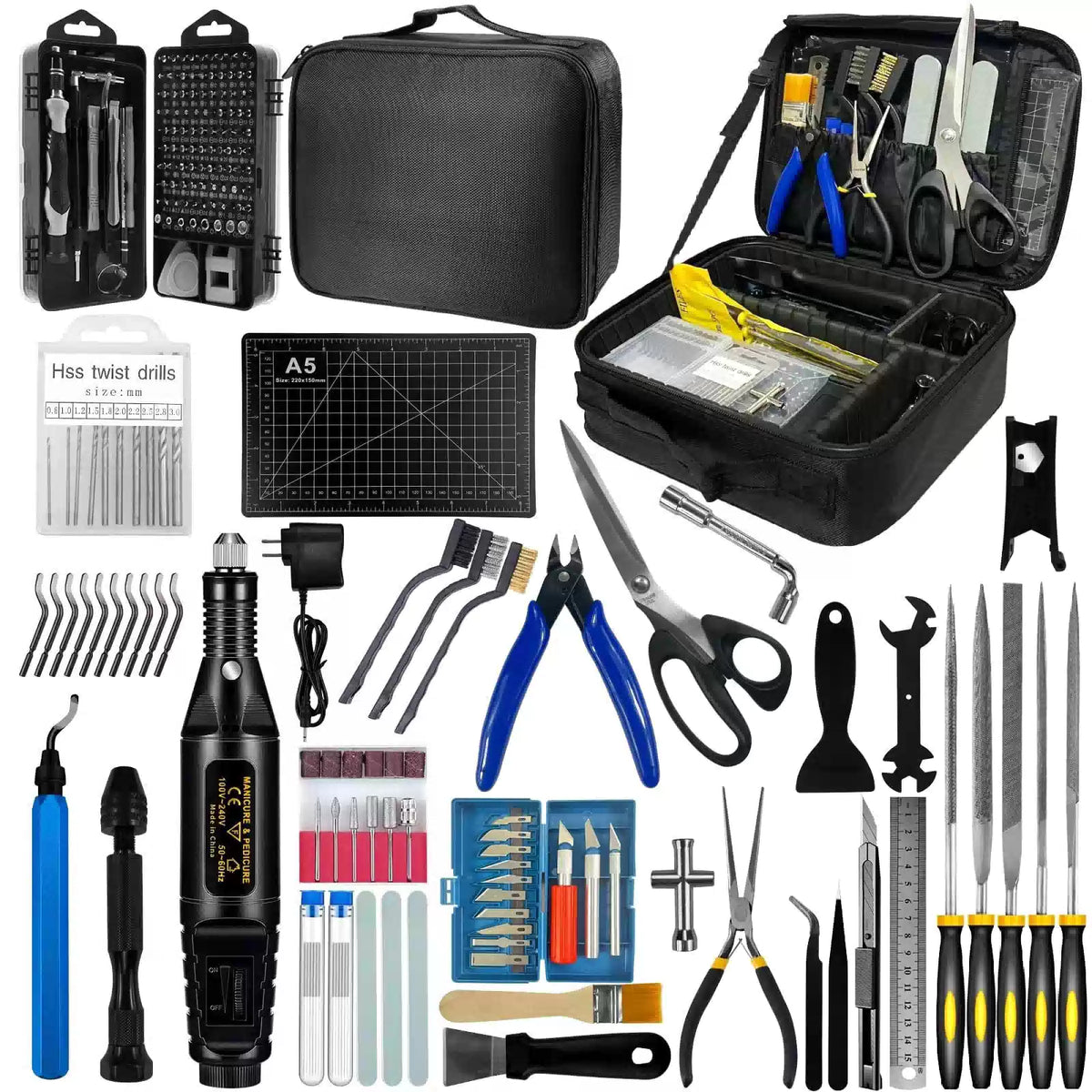 212Pcs 3D Printer Tool Kit with Accessories Bring Box... [1]