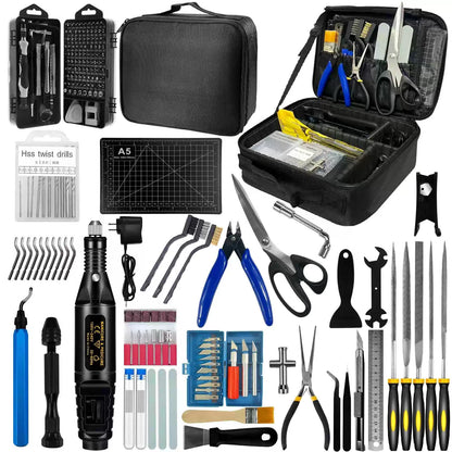 212Pcs 3D Printer Tool Kit with Accessories Bring Box... [1]