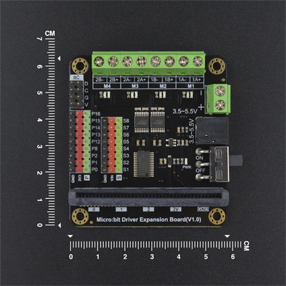 Xinkaichen DFR0548 Micro:bit Motor Driver Expansion Board Compatible with M10/K10 Line-Flying Boards
