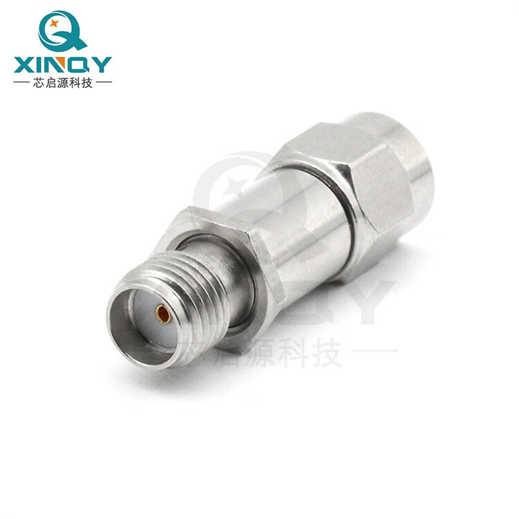 XINQY 18G RF Fixed Attenuator 2W S1W2+ SMA Stainless Steel 1/2/3/6/20/30dB 10dB; 2W; 0-18GHz (Type B VSWR 1.35)
