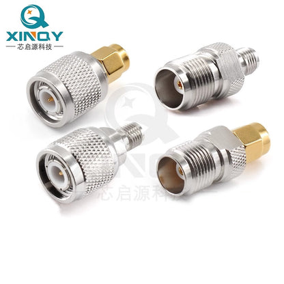 XINQY Coaxial Adapter RF Connector Conversion Head TNC Male to SMA Male TNC-SMA-JJ/2 pieces