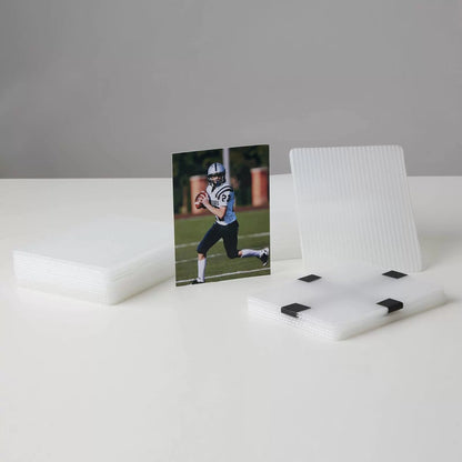 242 Pcs Trading Card Shipping Protector Set 5 inches x 6 inches, black [6]