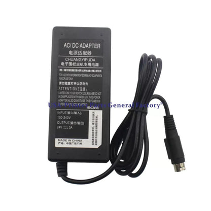 24V 3A Power Supply Adapter Kit For Gprinter GP1124D GP1324D GP-7645I GP-7635III [2]