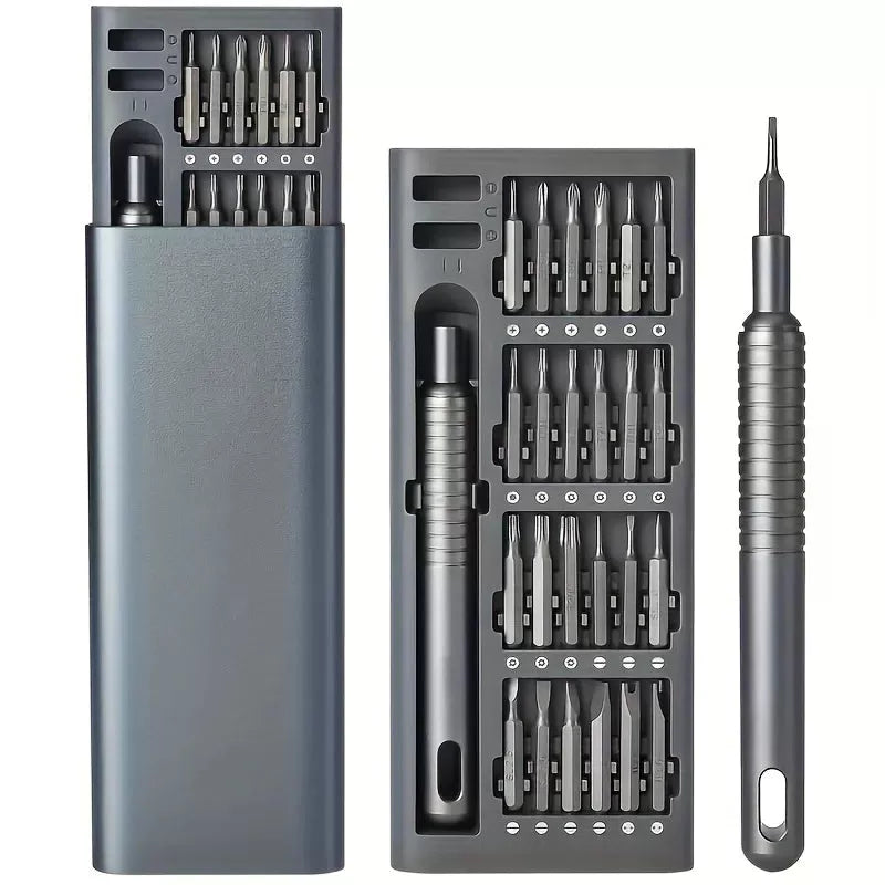 25-in-1 Mini Screwdriver Set with Flathead, Phillips, and Bits - Ideal for Electronics, Mobile Phones, Computers, Glasses, Watch [1]
