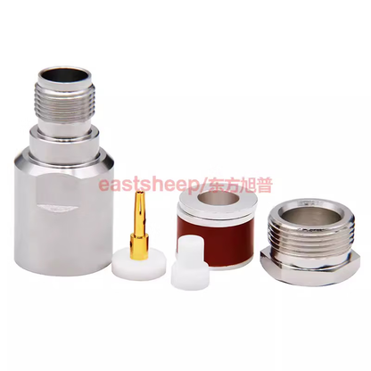 Eastsheep RF connector TNC female connector with internal pin soldering, TNC-K-7 compatible with SYV50-7/LMR400 cable.