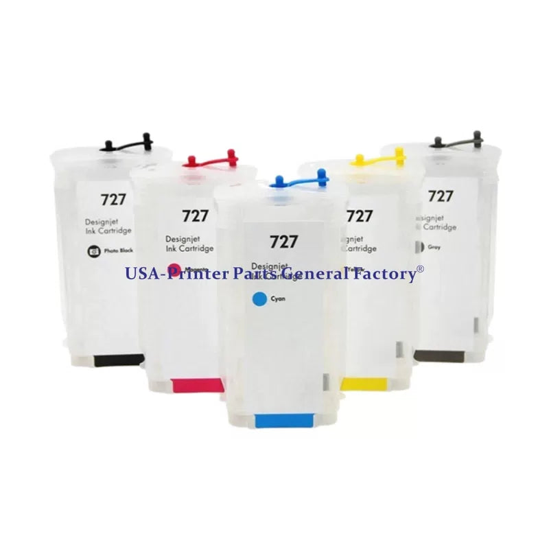 280ML PC Refill Cartridge with chip For HP727 For HP DesignJet T920 T1530 T1500 [1]