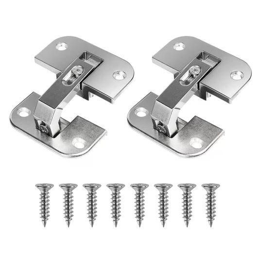 2PCS 343.90.710 Adjustable Concealed Pie Cut Corner Cabinet Hinge Compatible... [1]