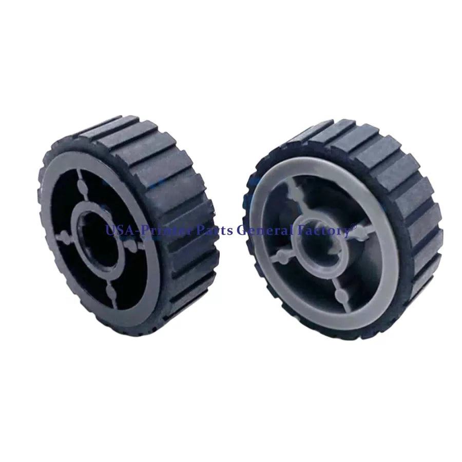 2PCS  Paper PICKUP FEED ROLLER ACM Tires Fits For Lexmark E460DN X364DN MFP [1]