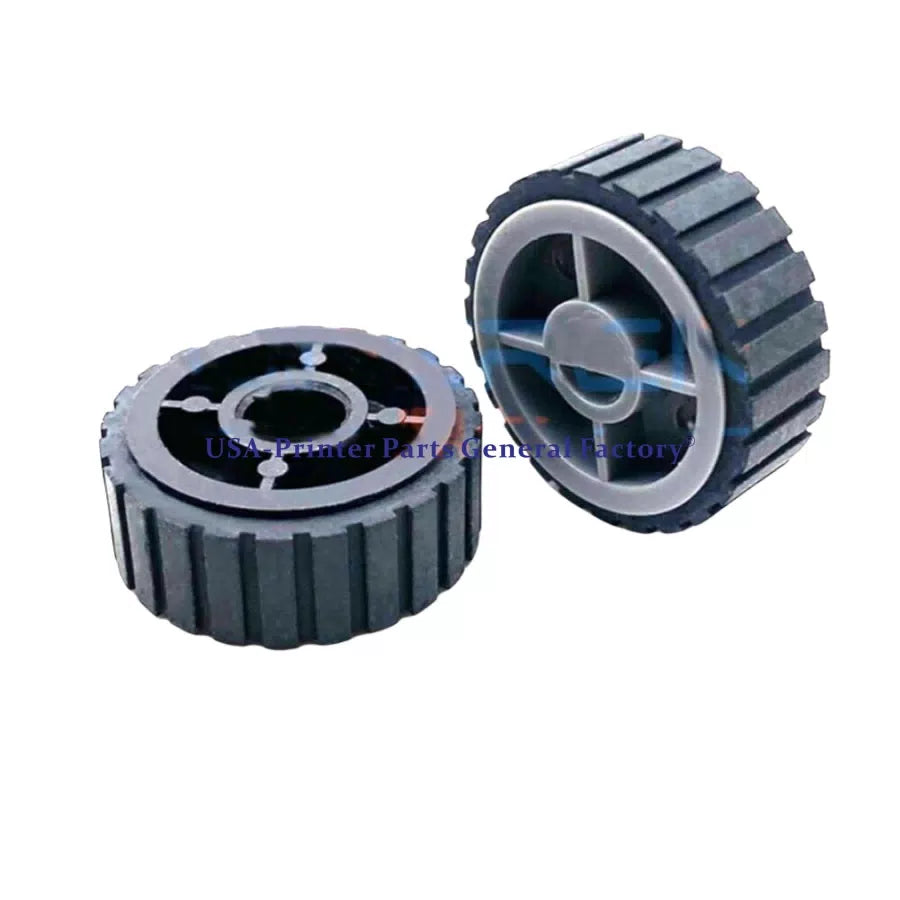 2PCS  Paper PICKUP FEED ROLLER ACM Tires Fits For Lexmark E460DN X364DN MFP [2]