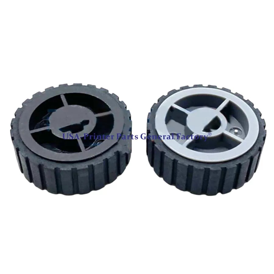 2PCS  Paper PICKUP FEED ROLLER ACM Tires Fits For Lexmark E460DN X364DN MFP [4]