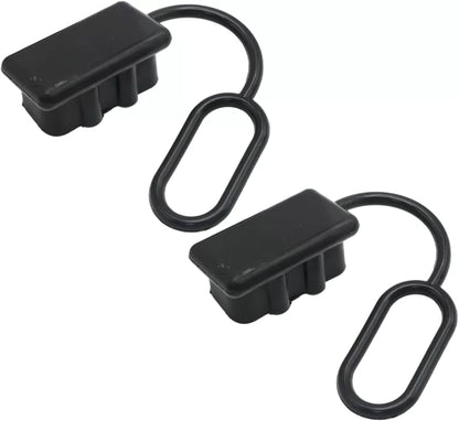 2Pcs 175 Amps Battery Quick Connector Rubber Cover Hard Boot Cap Keep... [1]
