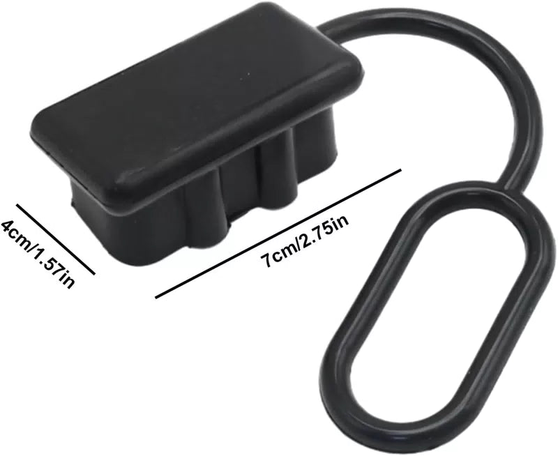 2Pcs 175 Amps Battery Quick Connector Rubber Cover Hard Boot Cap Keep... [4]