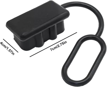 2Pcs 175 Amps Battery Quick Connector Rubber Cover Hard Boot Cap Keep... [4]
