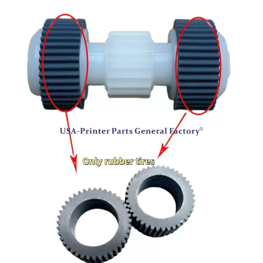 2Pcs  Pickup Roller Rubber Tire Fits For Canon MG5460 IP7260 IP7220 MG5580 [1]