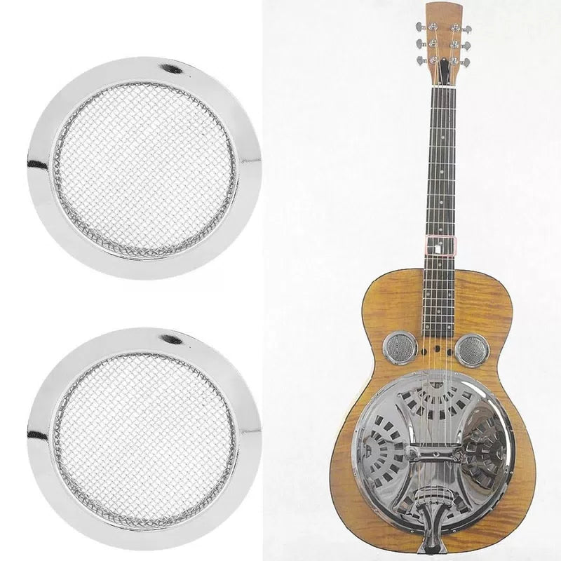 2 PCS Resonator Guitar Screen, Dobro Screen Speaker Grille... [5]