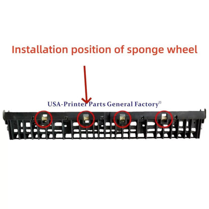 2 Set Fusing Paper Sponge Wheel For Xerox 700 6500 560 7600 7550 240 242 J75 C75 [3]