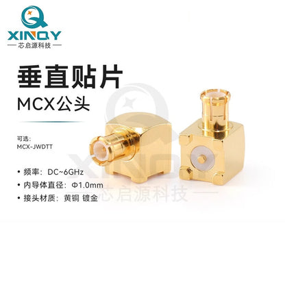 XINQY MCX-JWD Surface Mount Right Angle Bend Antenna Mount Connector (10 units)