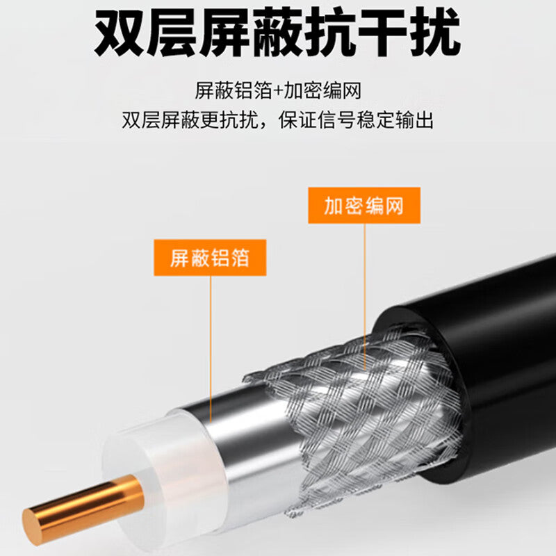 Fengyingzi SMA to SMA RF connector cable, 50-3 coaxial cable, jumper cable extension cable, 20 meters, FYZ-SJA-1