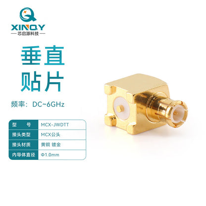 XINQY MCX-JWD Surface Mount Right Angle Bend Antenna Mount Connector (10 units)