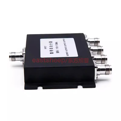 Eastsheep TNC microstrip power divider, 1 to 4 TNC-K female connector, RF signal splitter 1.1-1.7G XPGF-4-1100/1700-TNC
