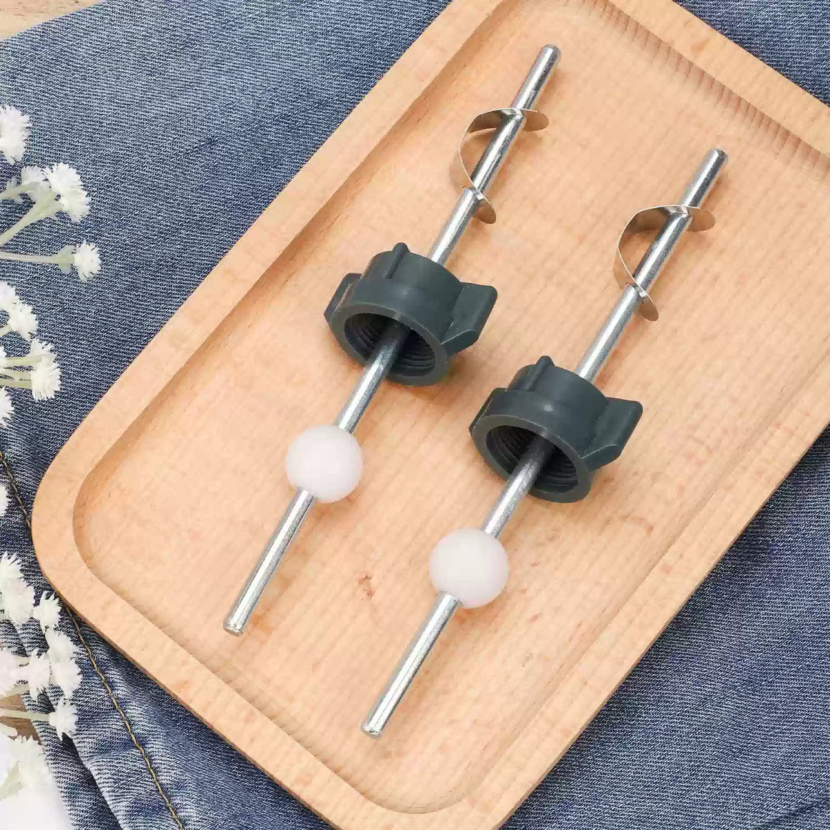 2pcs Lavatory Pop Up Center Piece Assembly, Bathroom Drain Sink Parts Pivot... [7]