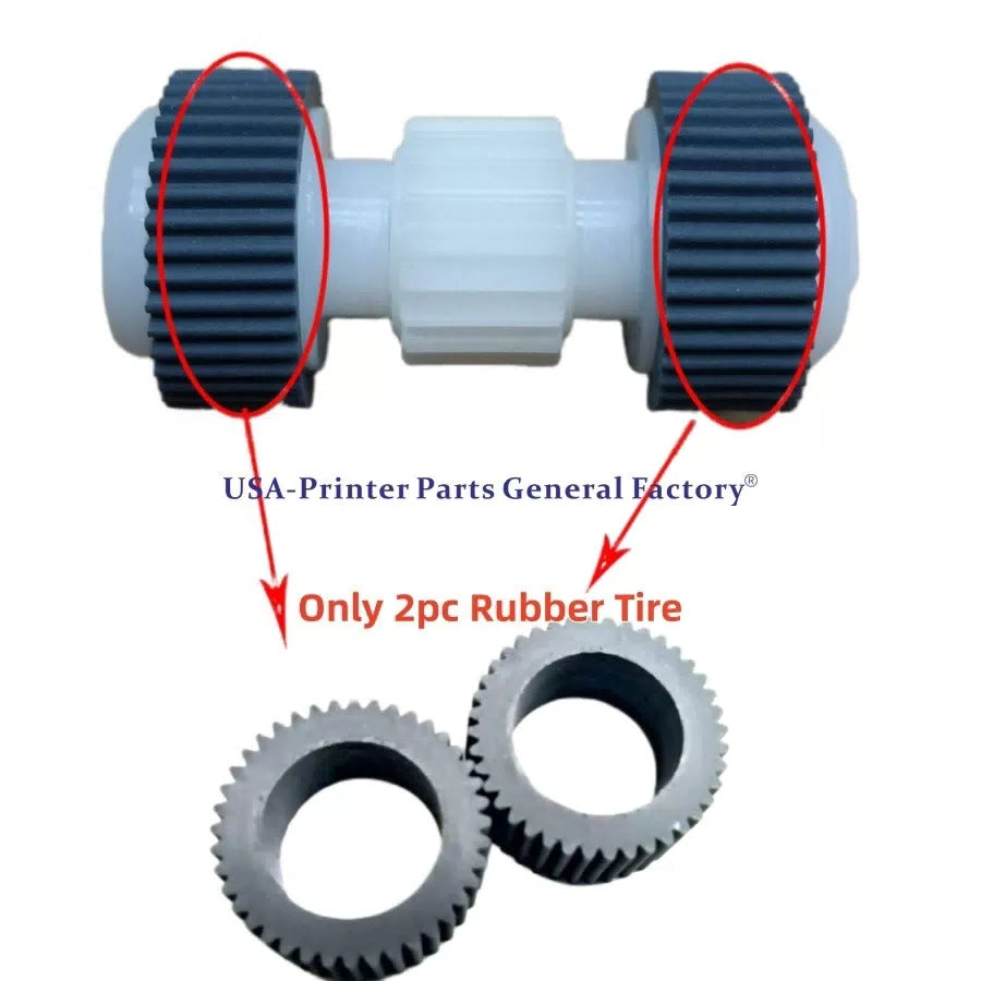 2pcs  Pickup Roller Rubber Tire Fits For Canon MG5550 MG5450 MG5610 IP7200 [1]