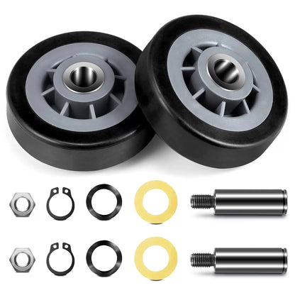 303373K Dryer Drum Support Roller, 2 PACK (Upgrade 2024) Roller Wheel Drum... [1]