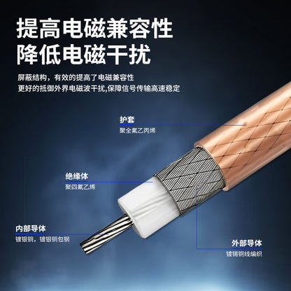 LEWEIDA SMA to TNC RF cable RG316 coaxial feeder cable 2 meters LWD-SMA-TNC-MM2