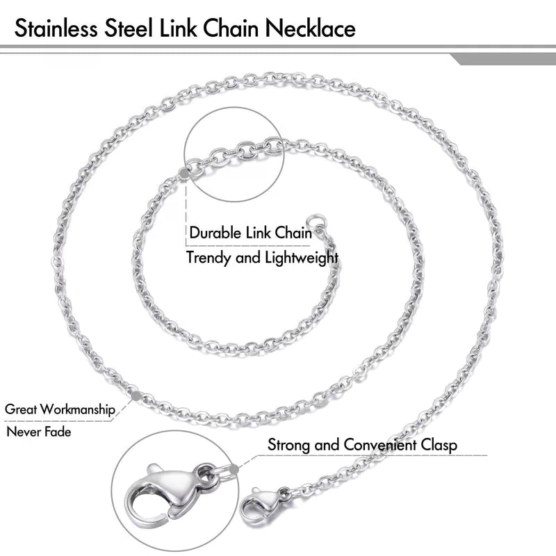 30 Pack 18 Inch Necklace Chain Stainless Steel 18 Inches, [2]