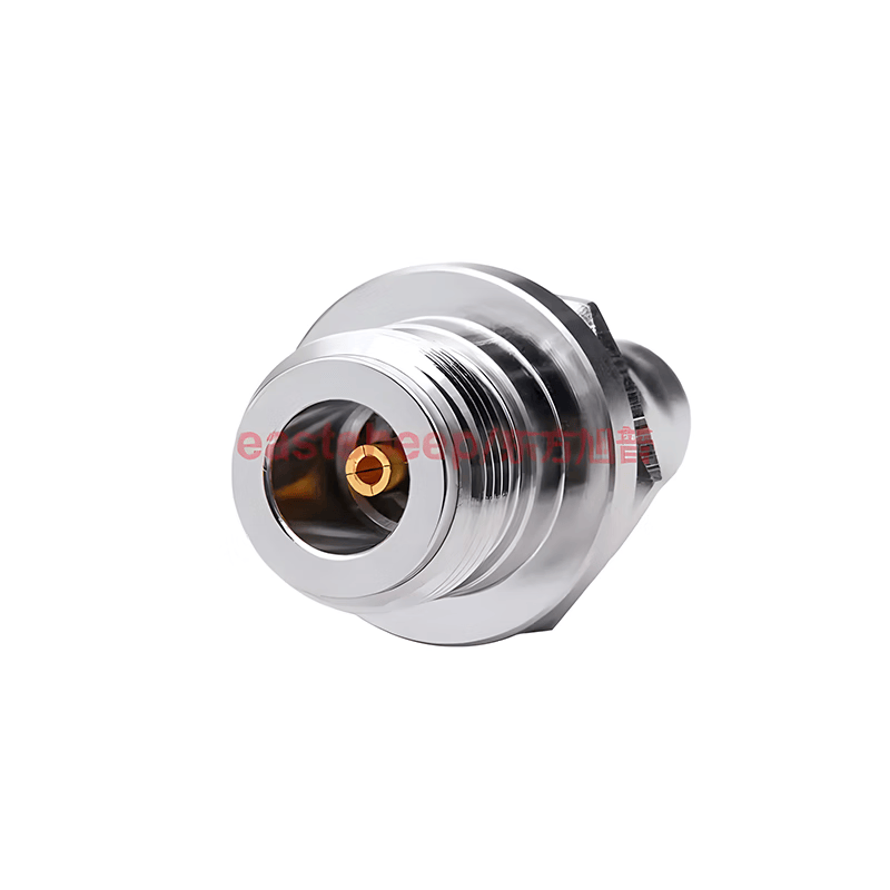 Eastsheep RF Adapter N/BNC-KYK N Female to BNC Female Waterproof Ring Nut Through-Wall Fixing 6G 1 Piece