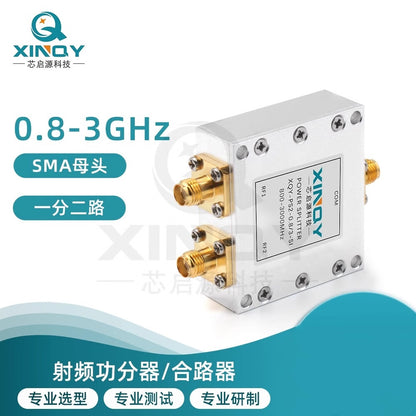 XINQY L-band 1-to-2 power divider, 800-3000M, 0.8-3 GNSS/GPS/BeiDou 0.59/1.1/1.7, 1.1-1.7G standard model.