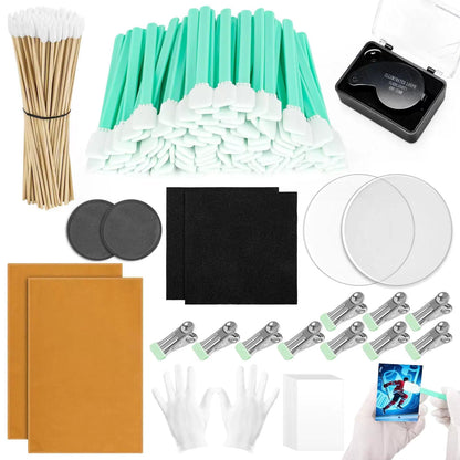 320 PCS Card Cleaning Kit, Flattening Kit for TCG Black White Yellow [1]