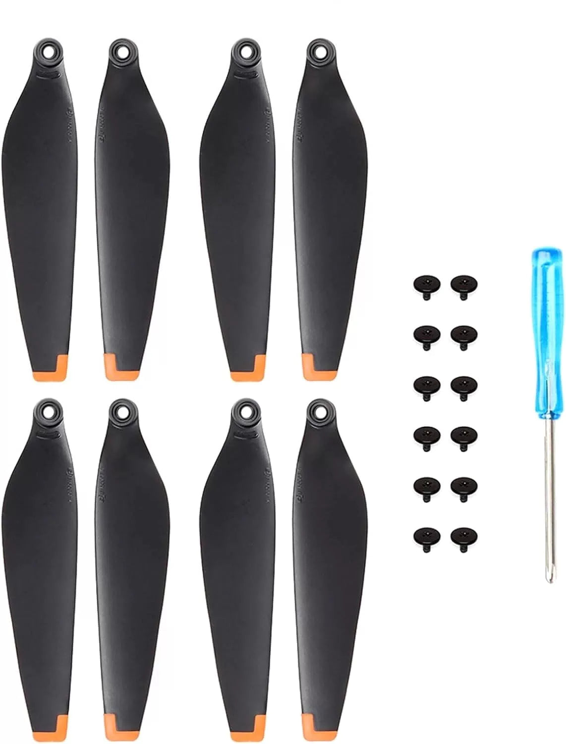 32Pcs Propellers for DJI Mini 3 Pro/Mini 4 Pro Drone Accessories orange [2]